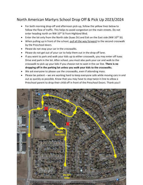 Student Drop Off & Pick Up